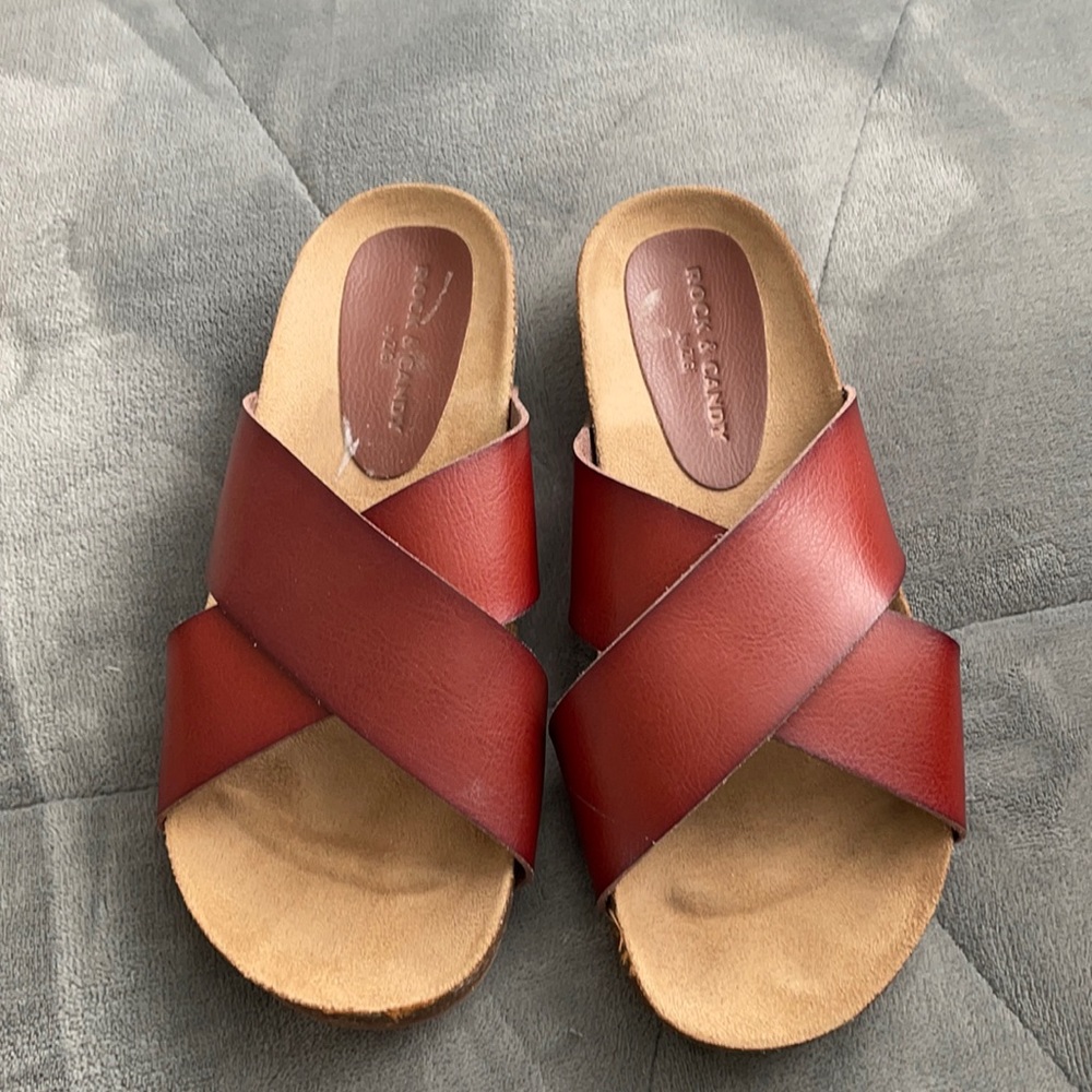 Leather Slides